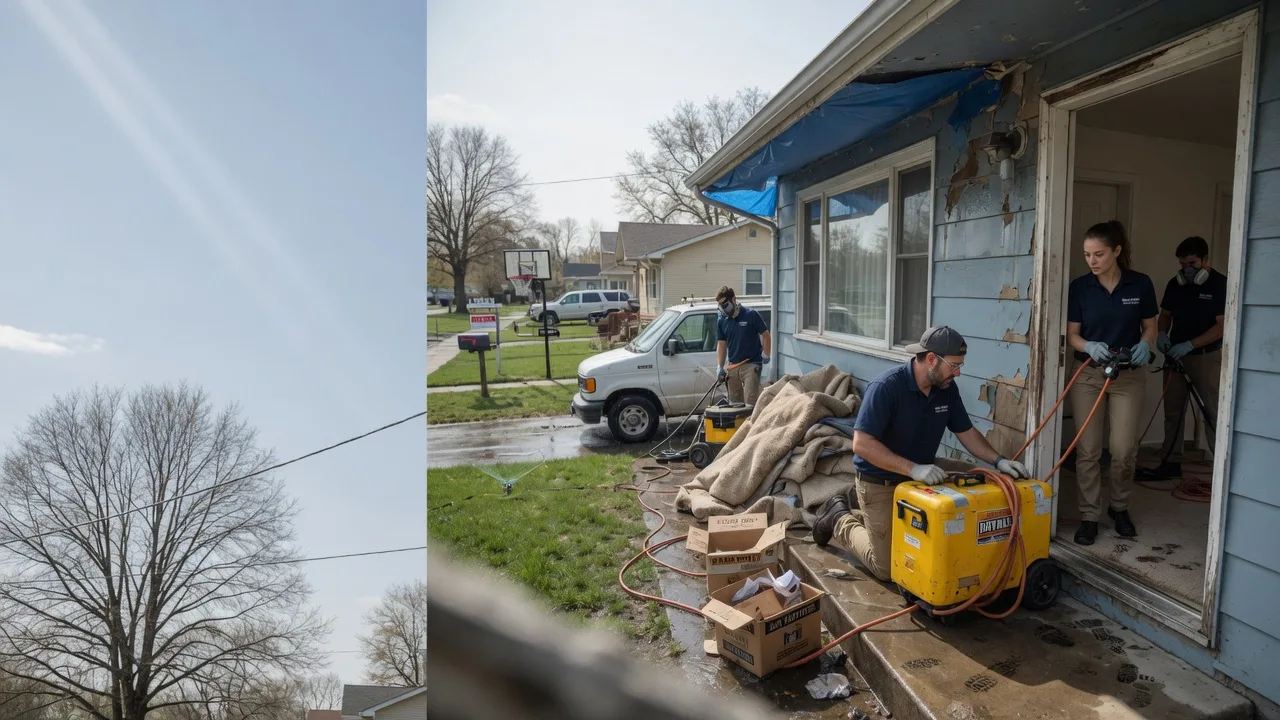 Basement Flood Cleanup in Zahl, ND near me